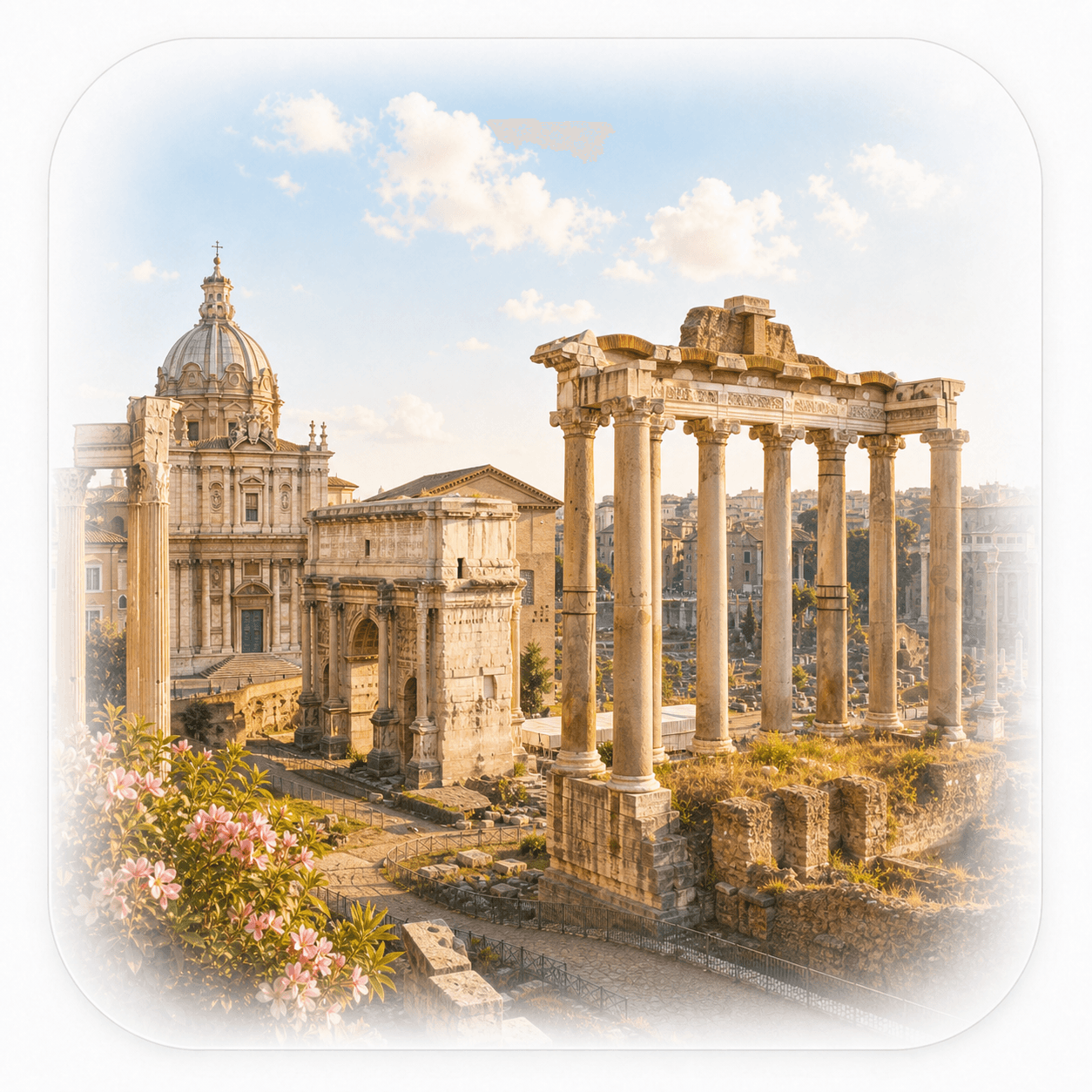 Latin language illustration